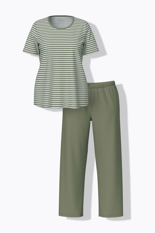 Eco Cotton Striped Pajama Set