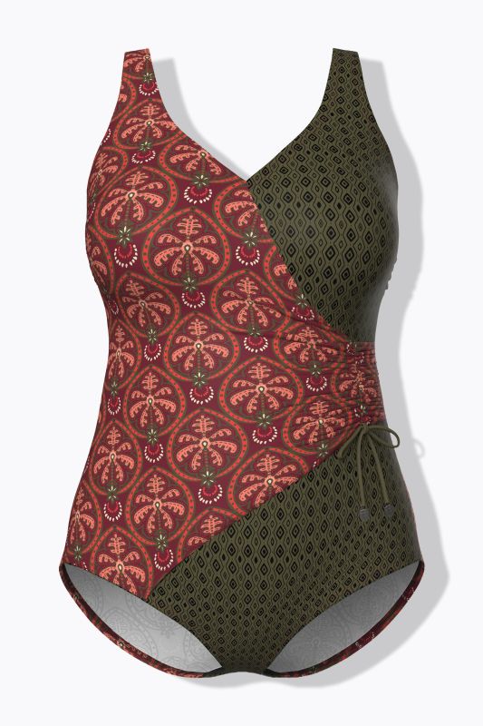 Бански тип прегърни ме с бохо принт