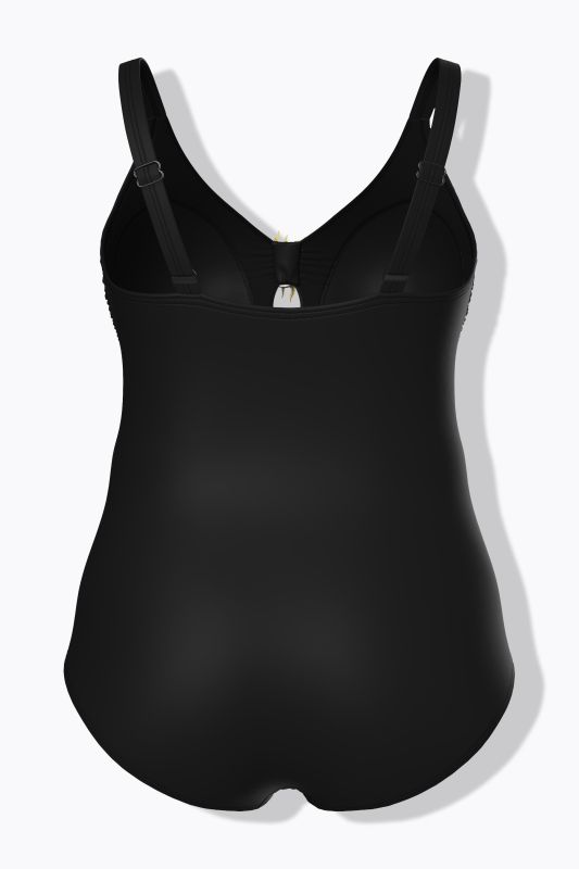 Sunburst Motif Swimsuit