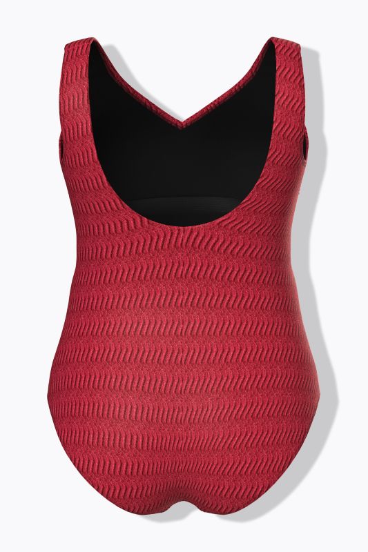 Бански с текстурирана материя