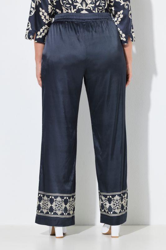 Панталон сатениран с принт