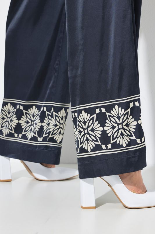 Панталон сатениран с принт