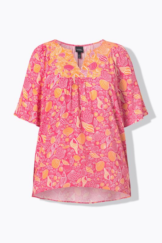 Блуза с морски принт