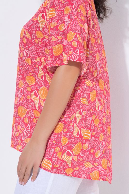 Блуза с морски принт