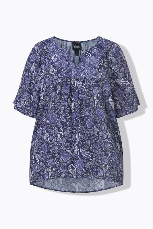 Блуза с морски принт