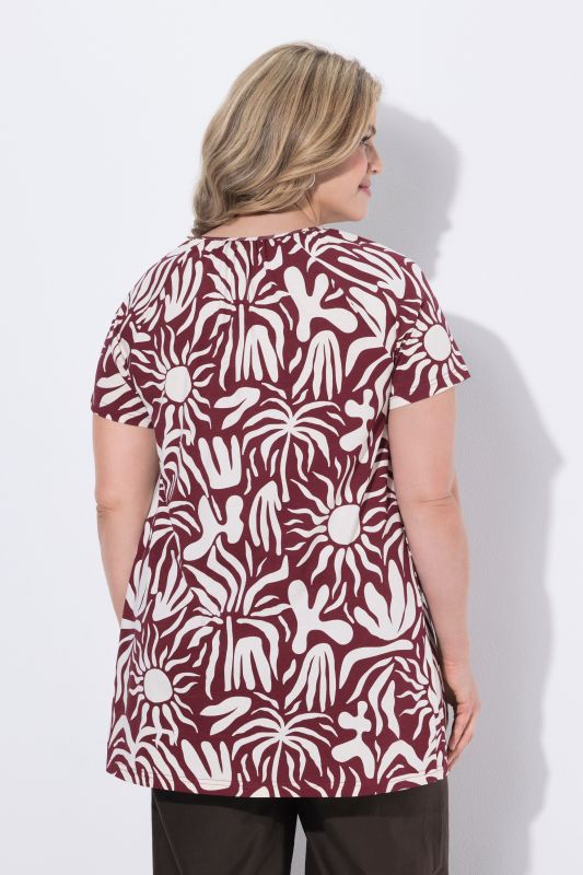 Туника с абстрактен принт на слънце