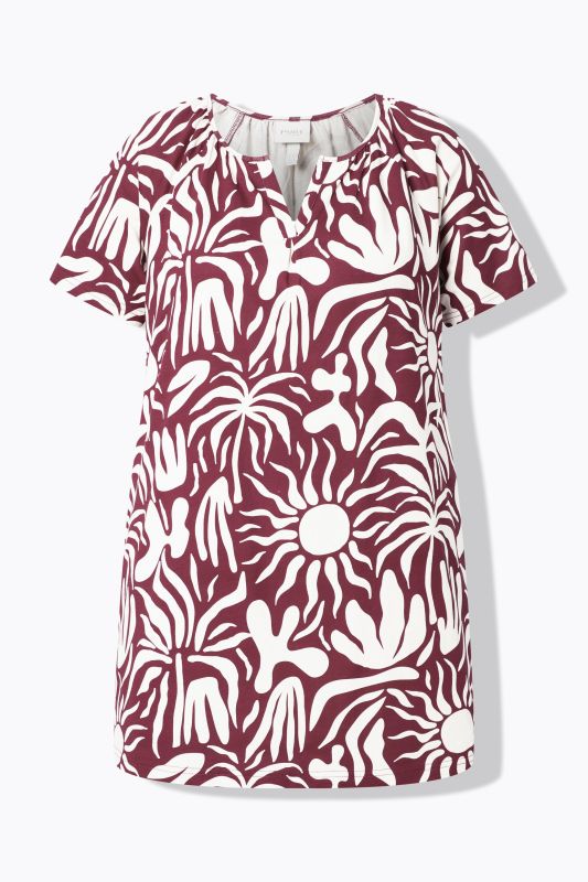 Туника с абстрактен принт на слънце