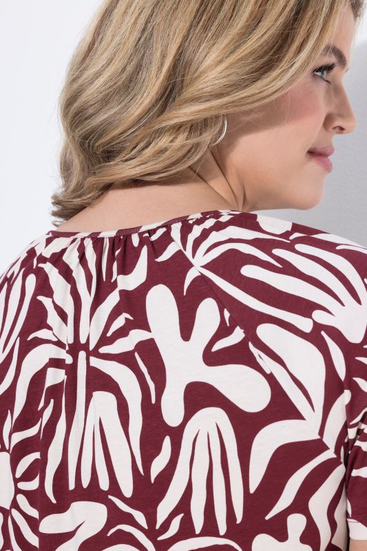 Туника с абстрактен принт на слънце