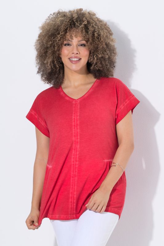 Тениска с неравномерни цветове