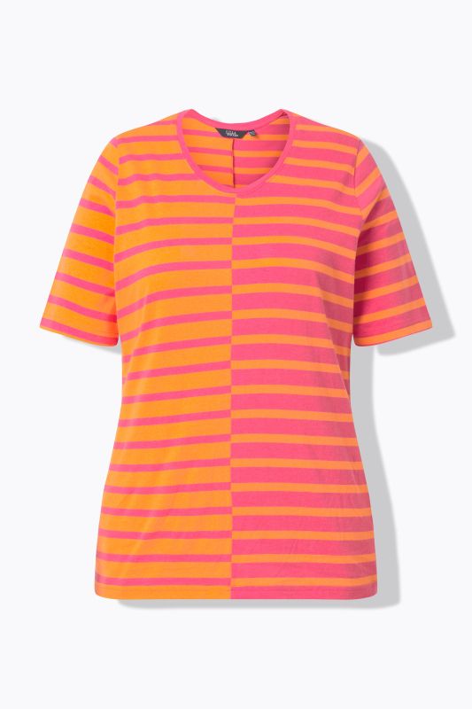 Тениска с райета от модал