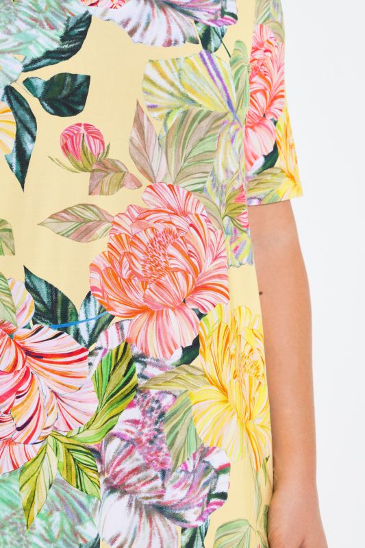 Country Floral Slinky Blouse