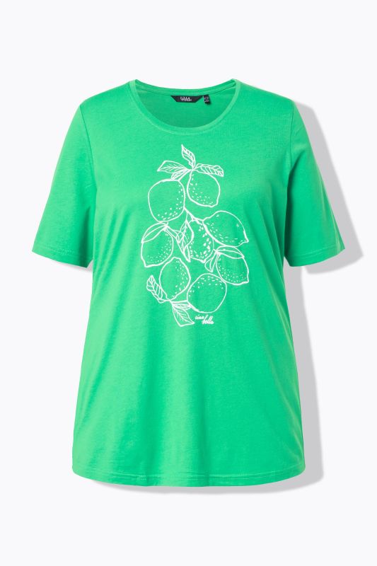 Тениска с принт на лимони