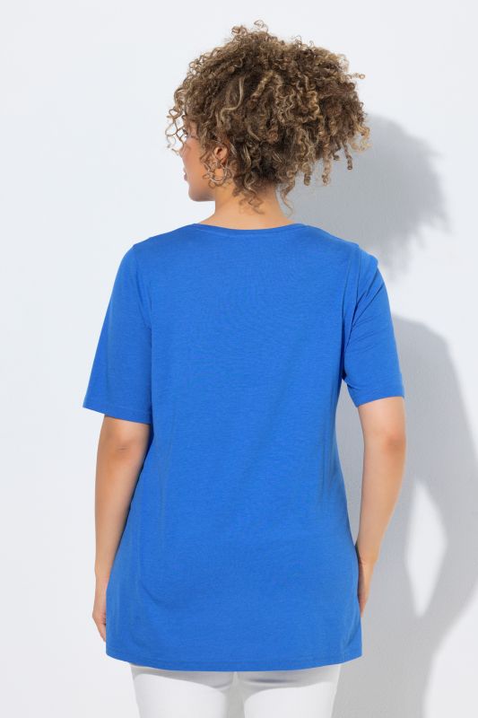 Тениска с принт на лимони