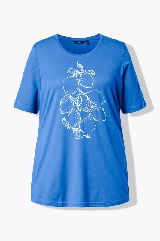 Тениска с принт на лимони