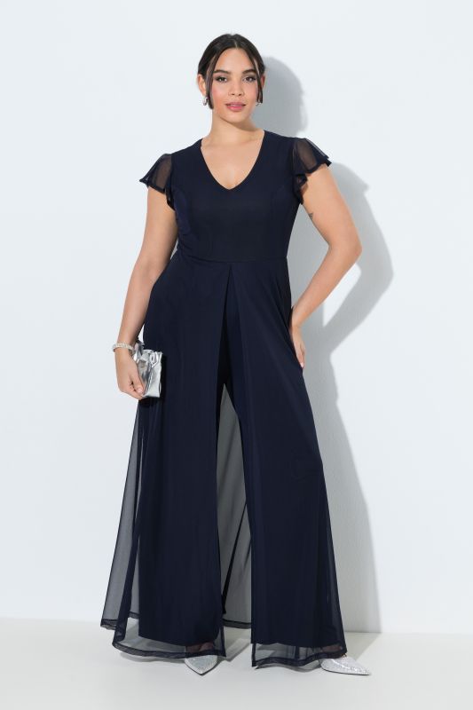 Гащеризон елегантен с мрежест детайл