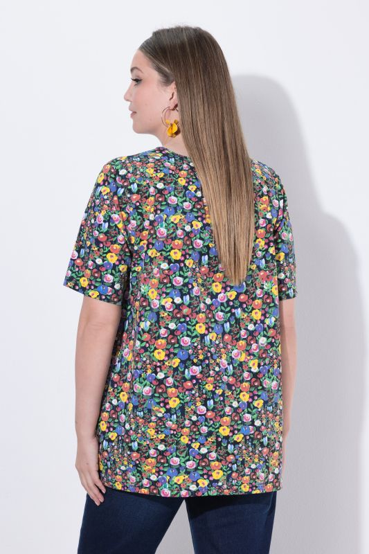 Floral Print Short Sleeve Tee