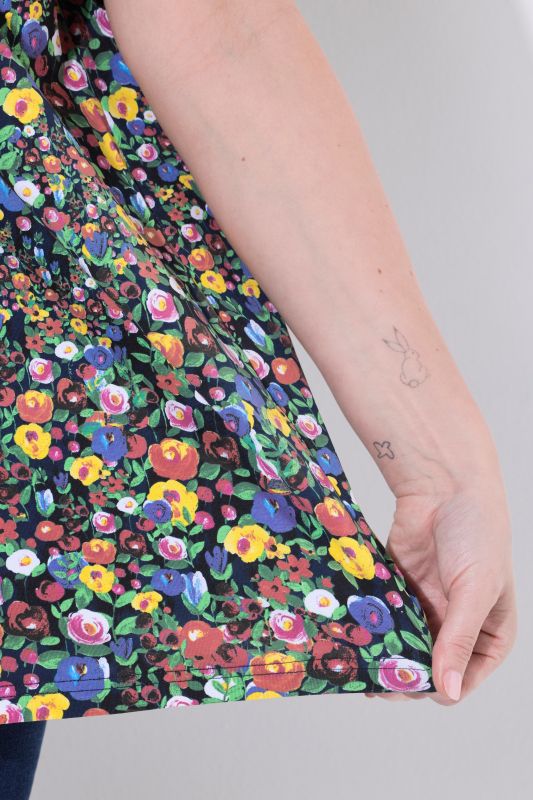 Floral Print Short Sleeve Tee