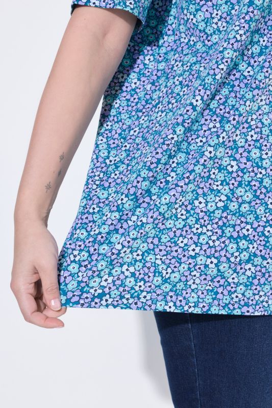 Floral Print Short Sleeve Tee