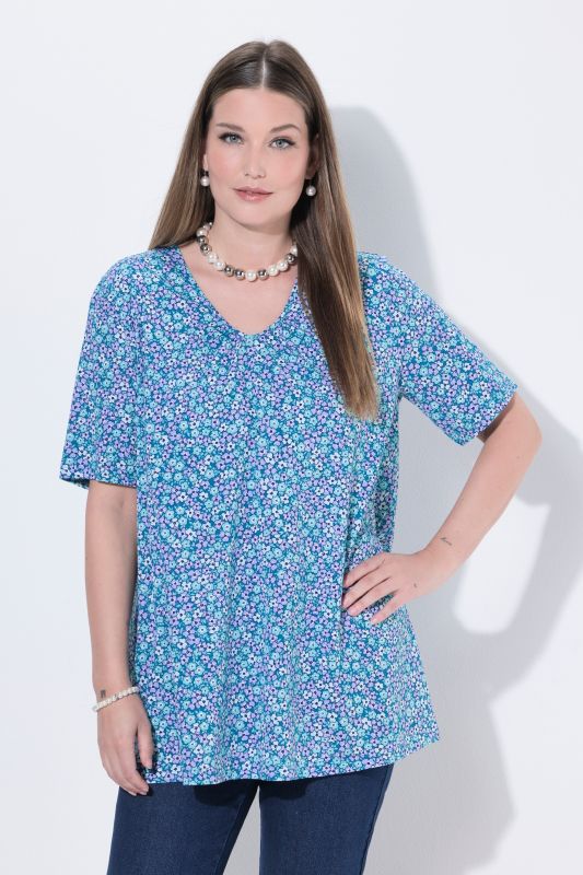 Floral Print Short Sleeve Tee