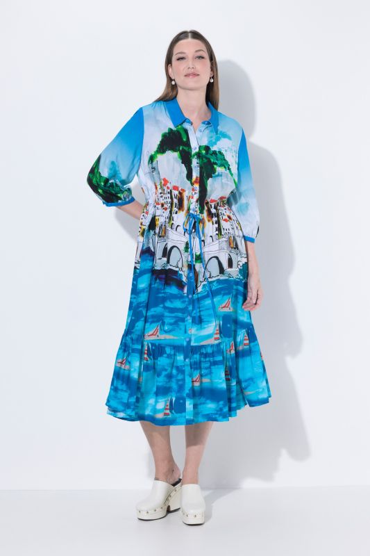 Рокля с градски принт