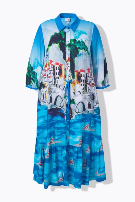 Рокля с градски принт
