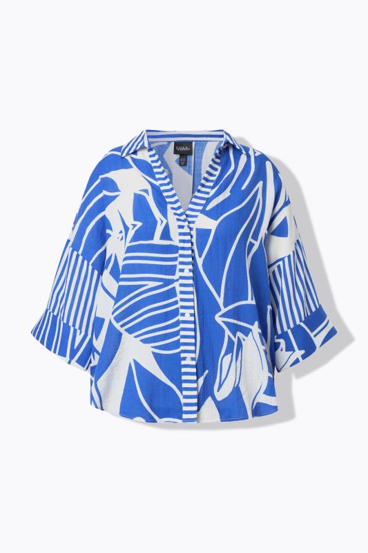 Риза с абстрактен принт