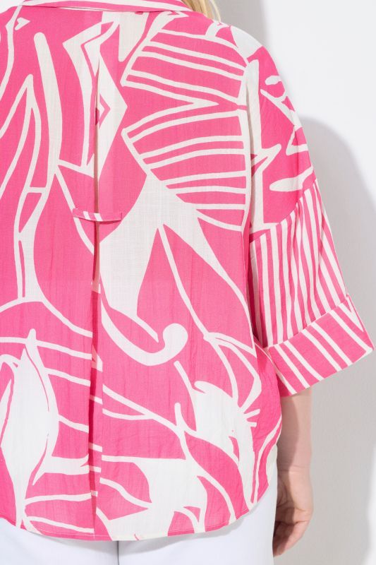 Риза с абстрактен принт