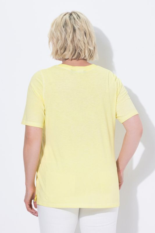 Sun Embroidery Cold-Dyed Tee