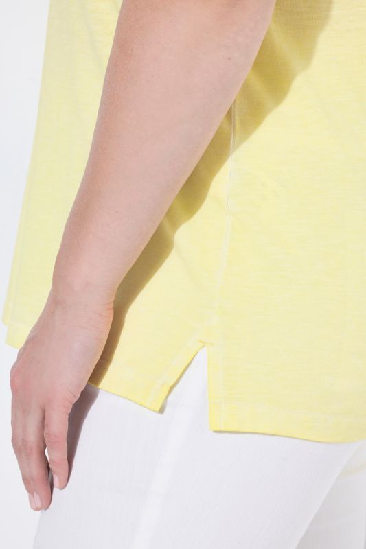 Sun Embroidery Cold-Dyed Tee