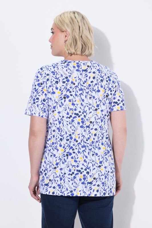 Floral Print Short Sleeve Tee