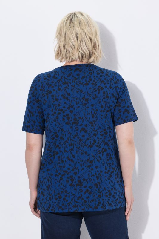 Floral Print Short Sleeve Tee