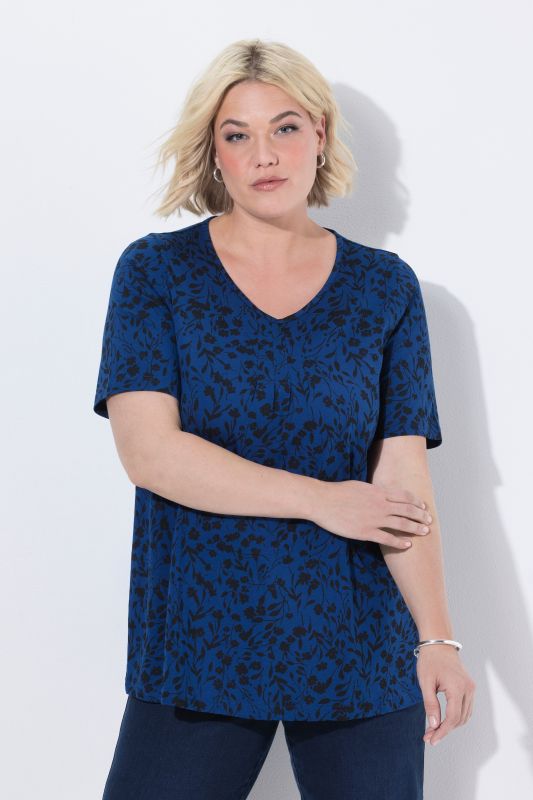 Floral Print Short Sleeve Tee