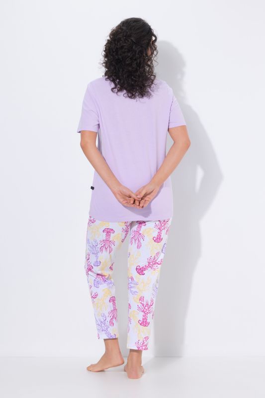 Lobster Print Pajama Set