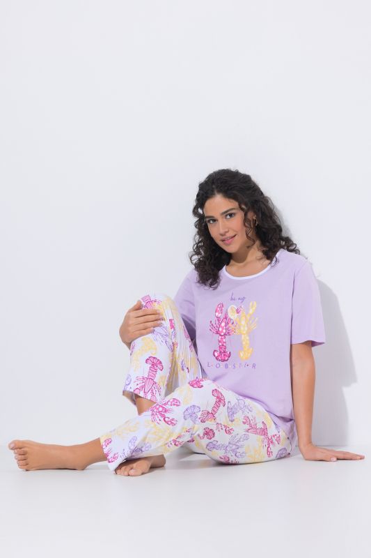 Lobster Print Pajama Set