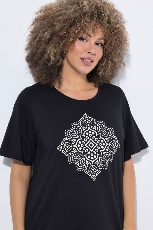 Square Mandala Modal Blend Graphic Tee