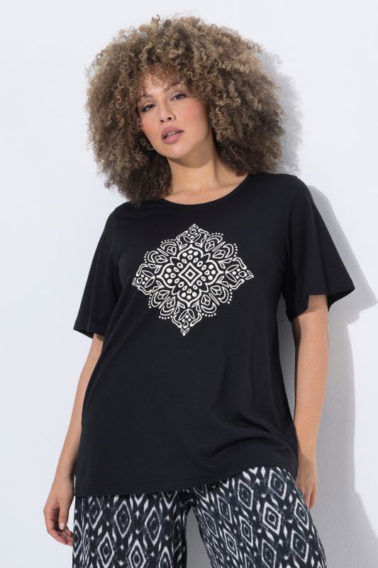 Square Mandala Modal Blend Graphic Tee