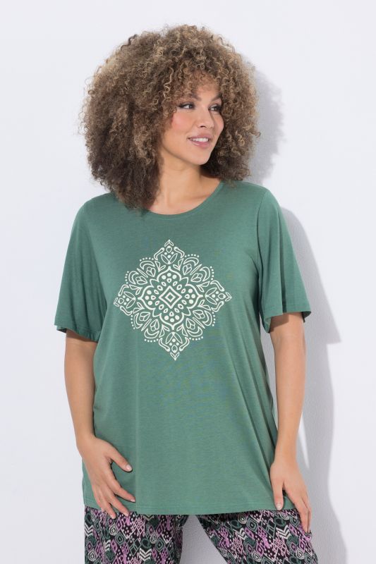 Square Mandala Modal Blend Graphic Tee