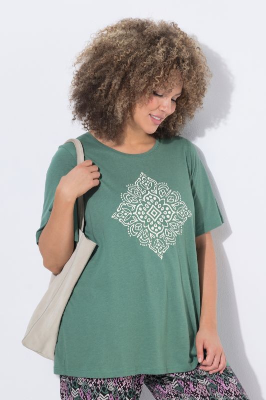 Square Mandala Modal Blend Graphic Tee
