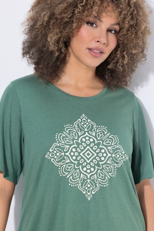 Square Mandala Modal Blend Graphic Tee