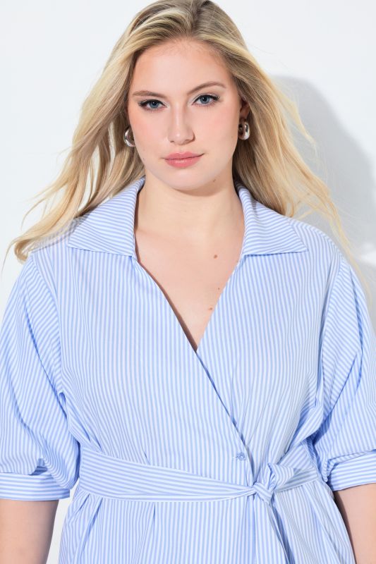 Рокля с райета и визия тип прегърни ме