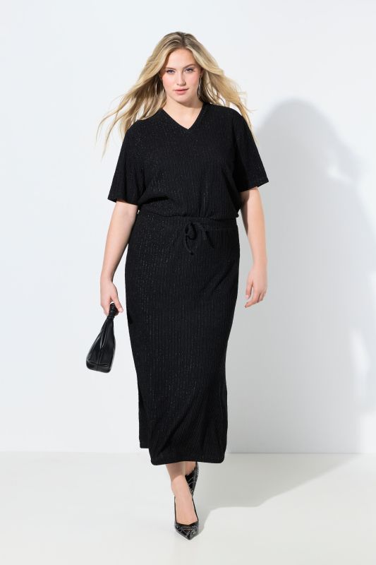 Sparkling Pinstripe Textured Skirt