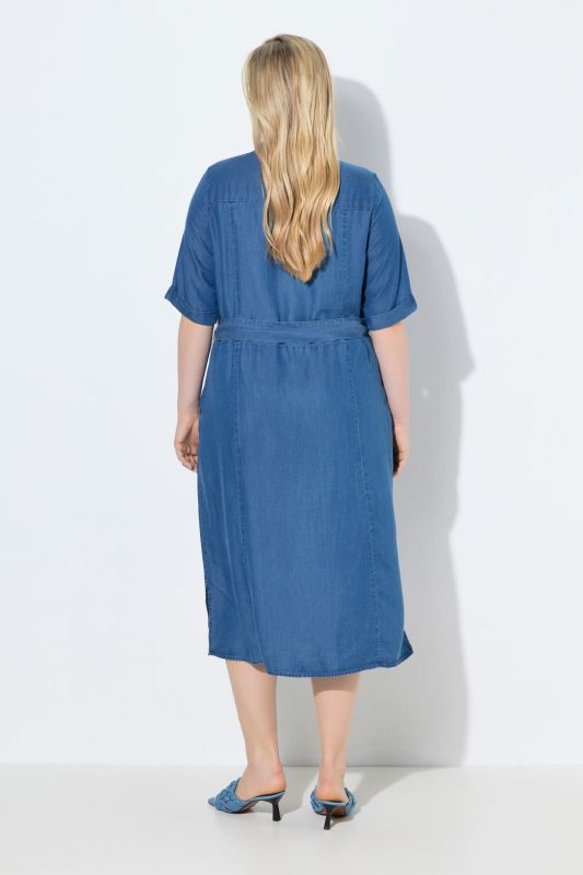 Рокля с дънкова визия от лиосел