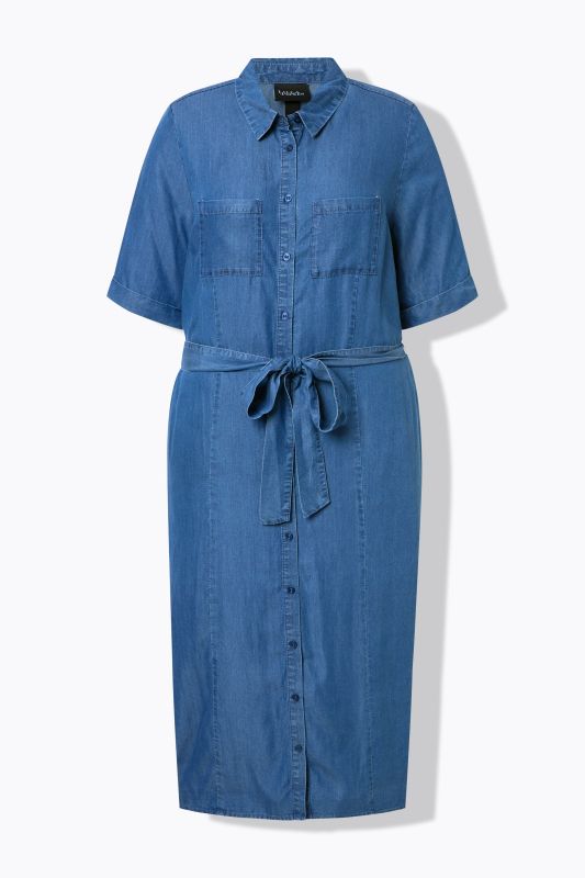 Рокля с дънкова визия от лиосел