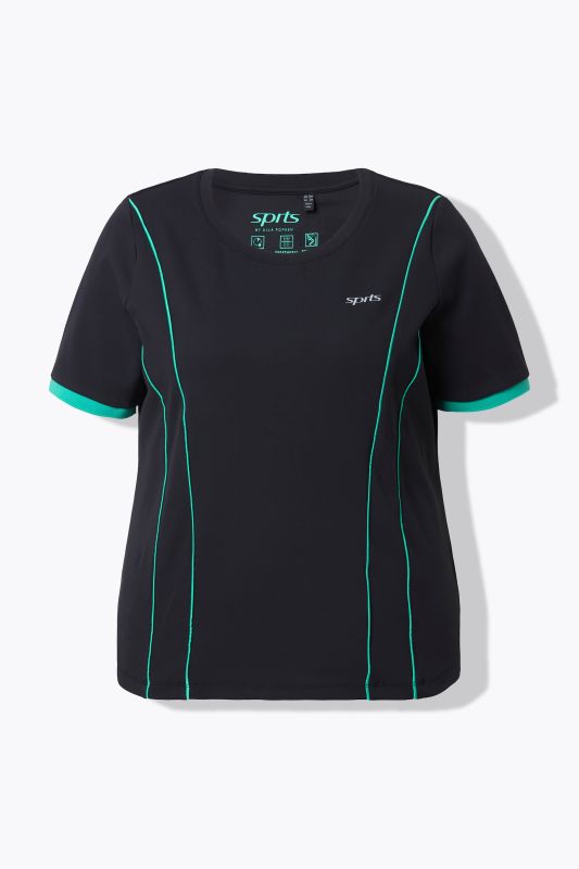 Тениска с контрастни райета