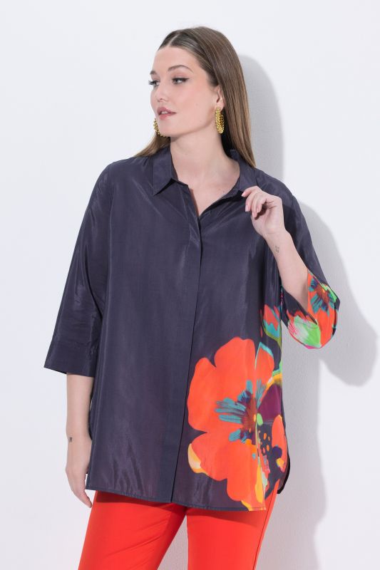 Риза с флорален мотив