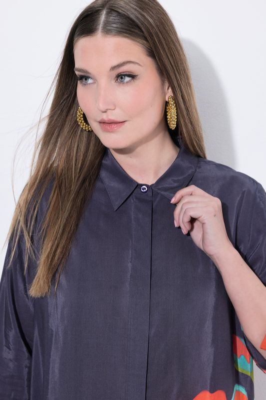 Риза с флорален мотив