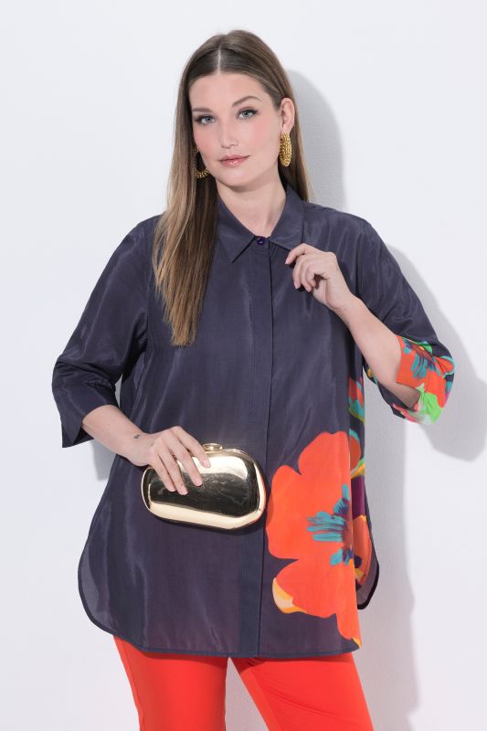 Риза с флорален мотив