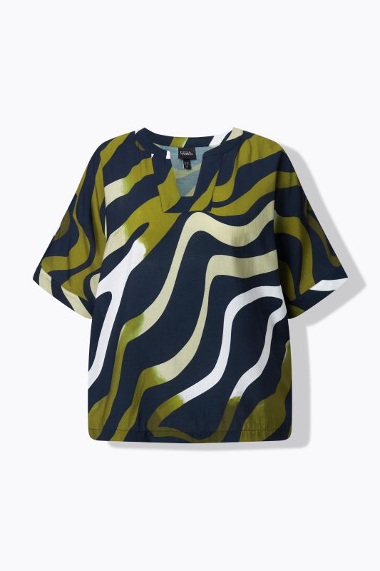 Блуза със зебров принт