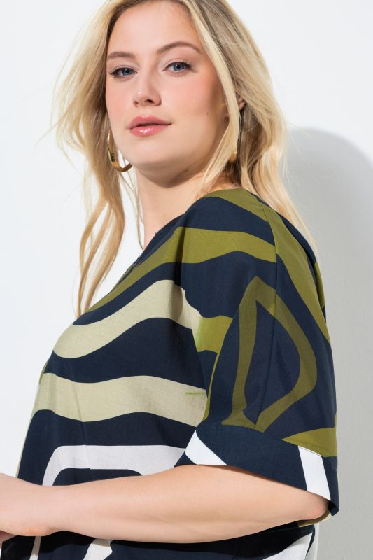 Блуза със зебров принт