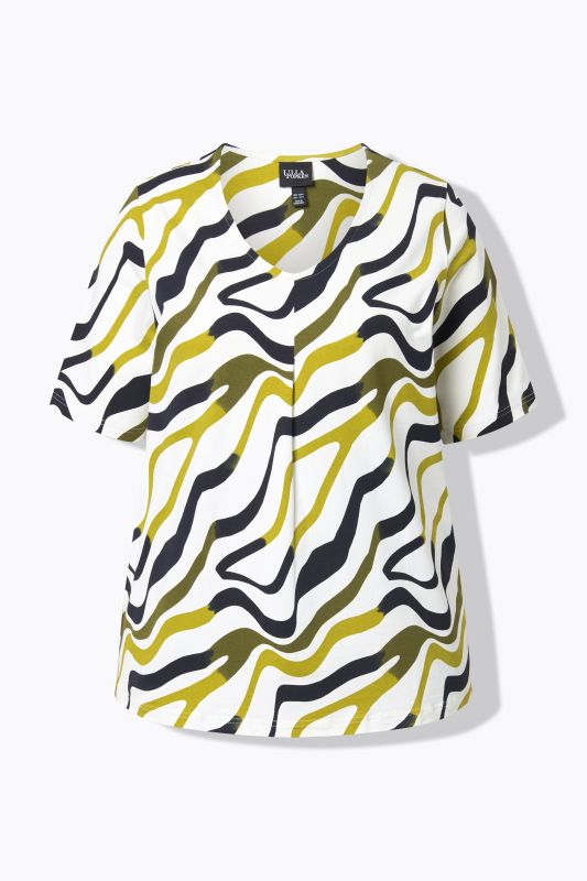 Wave Print Short Sleeve Tee